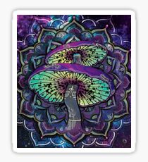 Trippy Shroom Art Sticker