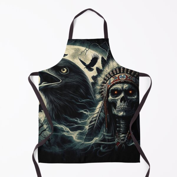 Item preview, Dark Indian Chief & Eagle Art designed and sold by TheDarkWardrobe.