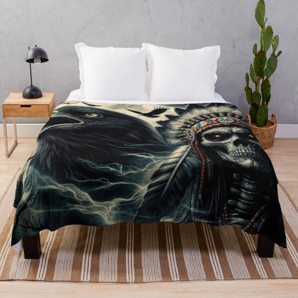 Item preview, Dark Indian Chief & Eagle Art designed and sold by TheDarkWardrobe.