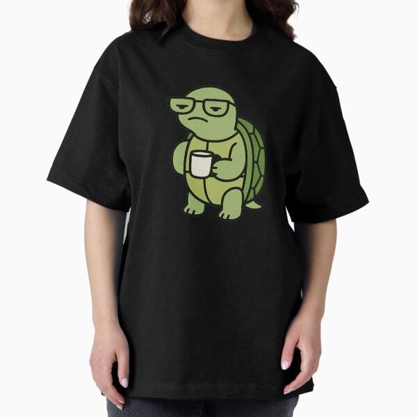 Item preview, Grumpy Turtle with Coffee designed and sold by Clozelle Prints.