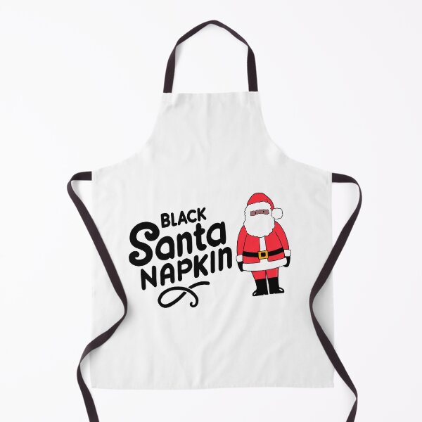Item preview, Black Santa Napkin designed and sold by FunnehGacha.