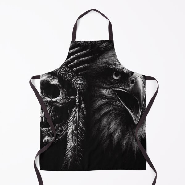 Item preview, Dark Indian Chief & Eagle Art designed and sold by TheDarkWardrobe.