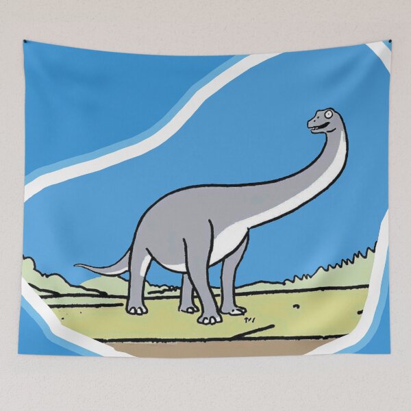Item preview, Grey Calm Dinosaur - Apatosaurus designed and sold by Samman Atelier.