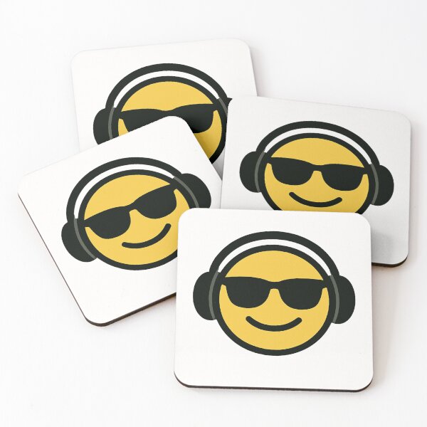 Item preview, Cool Beats Only – DJ Emoji Vibes designed and sold by SpaceStore369.