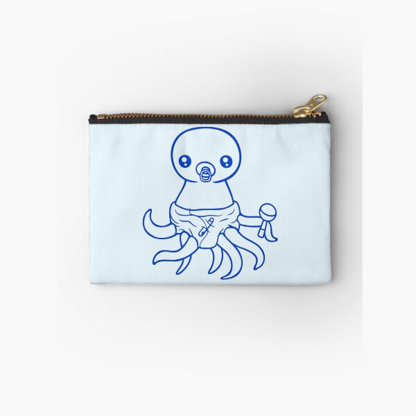 Item preview, Octopus baby rattle diaper pacifier child born fun designed and sold by shirt-o-mat.