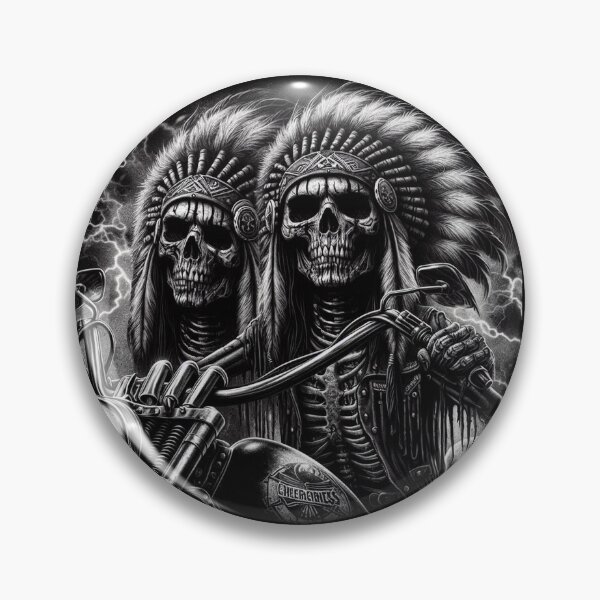 Item preview, Indian Chief Ghost Rider designed and sold by TheDarkWardrobe.