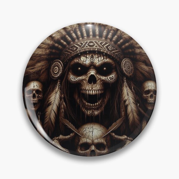 Item preview, Dark Indian Chief  Art designed and sold by TheDarkWardrobe.