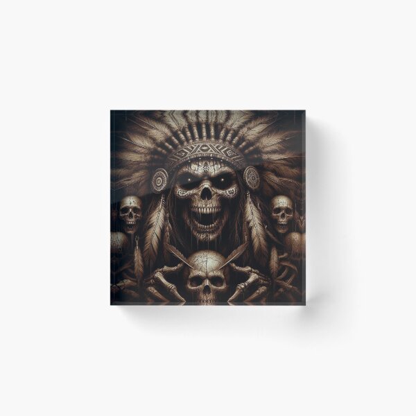 Item preview, Dark Indian Chief  Art designed and sold by TheDarkWardrobe.