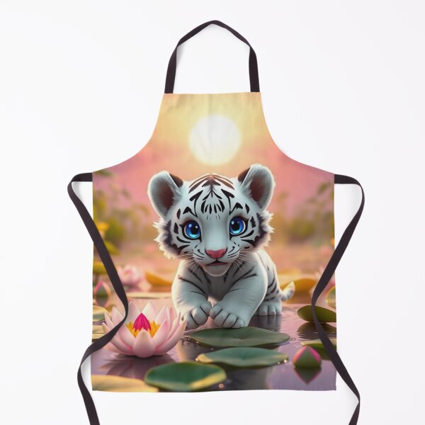 Item preview, Playful White Tiger Cub in India's Wetlands designed and sold by ADCSunshine.