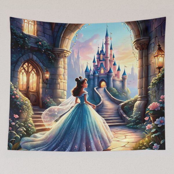 Item preview, Enchanted Castle at Dusk designed and sold by ADCSunshine.