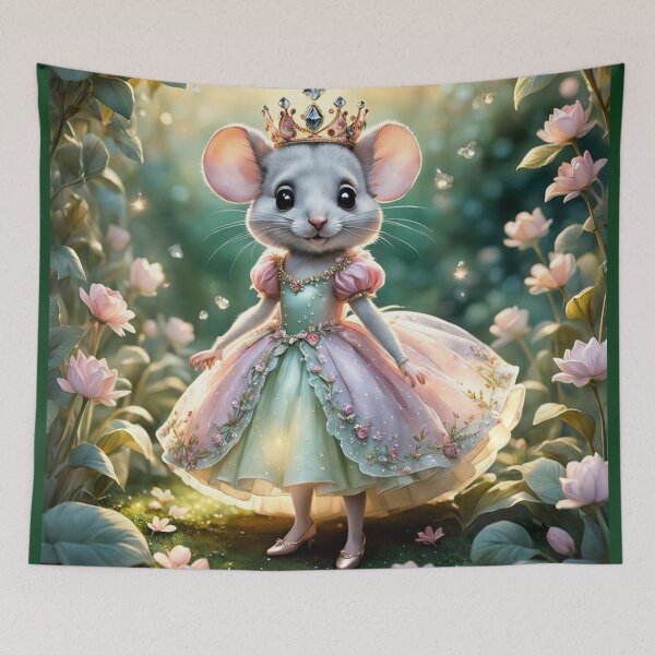 Item preview, Enchanted Mouse Princess in a Magical Garden designed and sold by ADCSunshine.