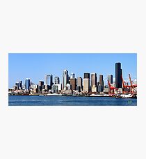 Seattle Skyline Fourteen Photographic Print