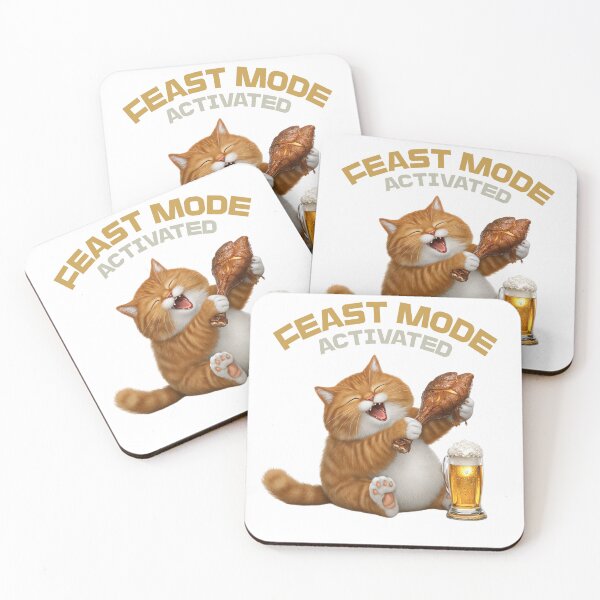 Item preview, Chubby Cat Feast Mode Activated designed and sold by WickerStudio.