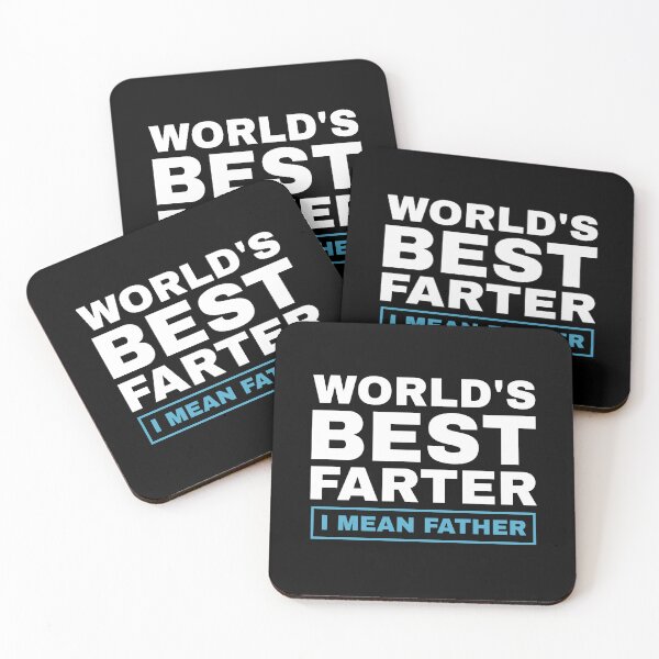 Item preview, World's Best Farter I Mean Father - Funny Father's Day Humorous Saying designed and sold by Sunserize Designs.