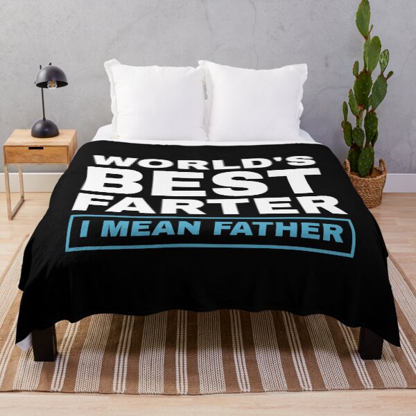 Item preview, World's Best Farter I Mean Father - Funny Father's Day Humorous Saying designed and sold by Sunserize Designs.