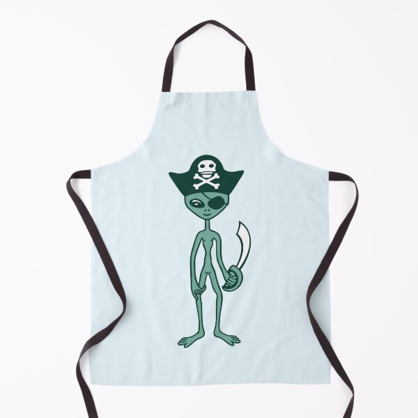 Item preview, Alien Pirate Captain Funny Extraterrestrial Being designed and sold by shirt-o-mat.