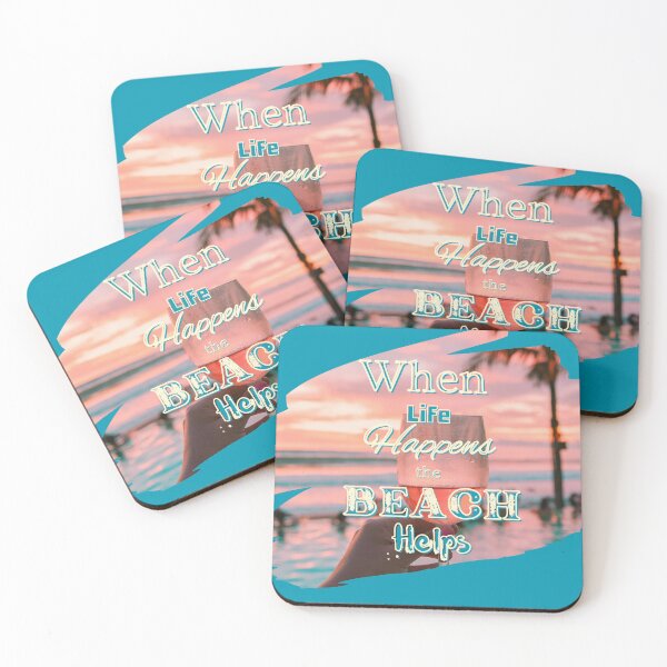 Item preview, When Life Happens the Beach Helps designed and sold by AJBiloxi.