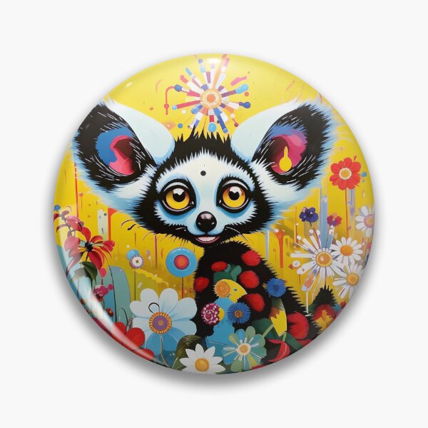Item preview, Adorable lemur in a mysterious forest. designed and sold by Natalia-Vlad.