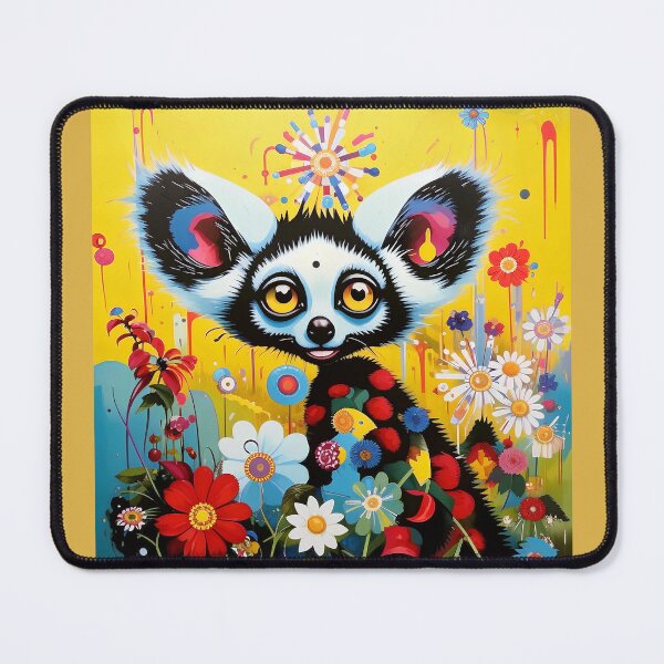 Item preview, Adorable lemur in a mysterious forest. designed and sold by Natalia-Vlad.