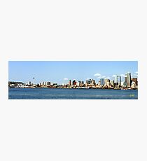 Seattle Skyline Thirteen Photographic Print