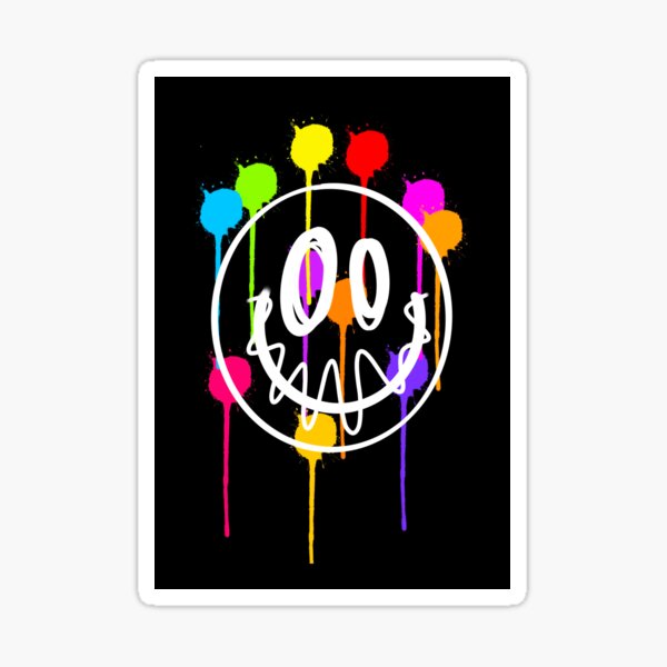 Item preview, Paint splatter smiley face designed and sold by chulaart.