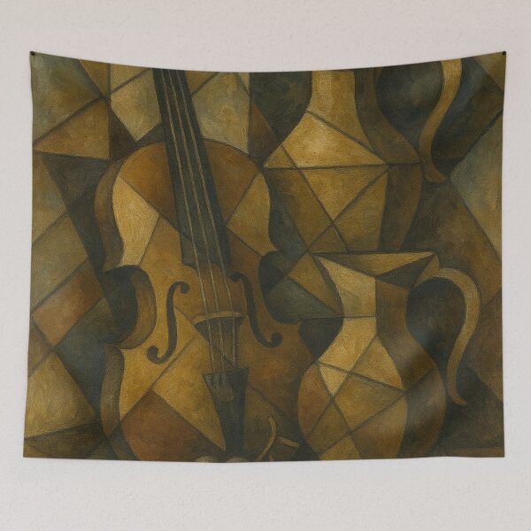 Item preview, Cubist Violin Still Life designed and sold by Vitalka-uk.