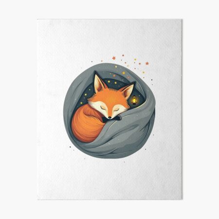 Item preview, Fox Wrapped in a Blanket  designed and sold by VibeTCreations.