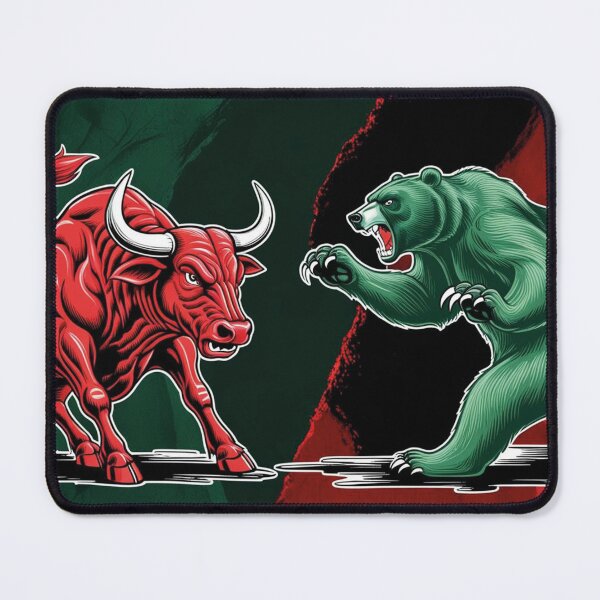 Item preview, Angry Bull vs. Angry Green Bear designed and sold by MerlinWear.