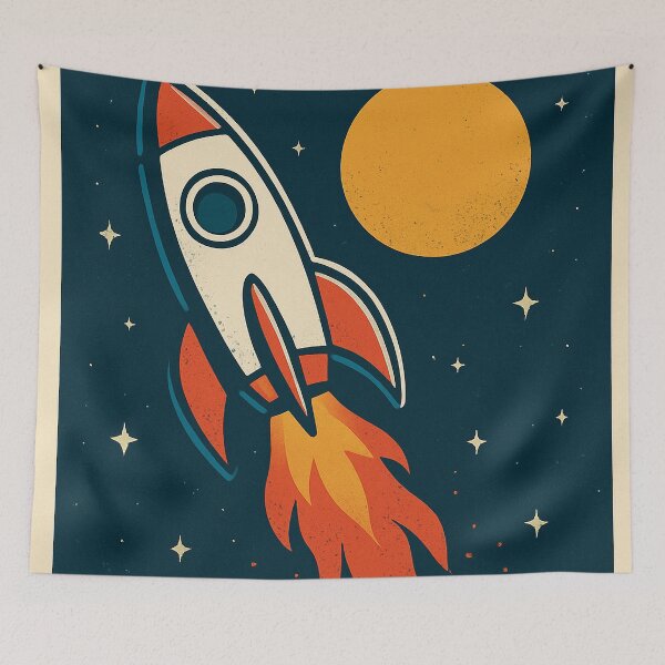 Item preview, Adventure Rocket Poster designed and sold by Vitalka-uk.