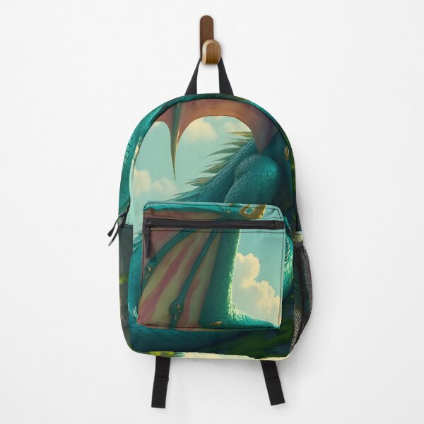 Item preview, Majestic Skyborne –Teal Dragon designed and sold by nhk999.