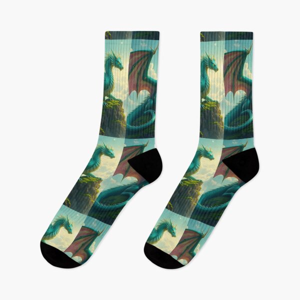 Item preview, Majestic Skyborne –Teal Dragon  designed and sold by nhk999.