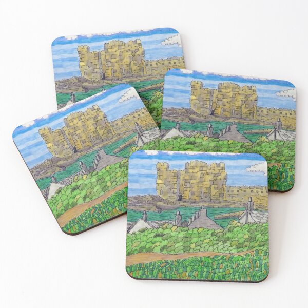 Item preview, 983 - CRICCIETH CASTLE, WALES - DAVE EDWARDS - MIXED MEDIA - 2025 designed and sold by BLYTHART.