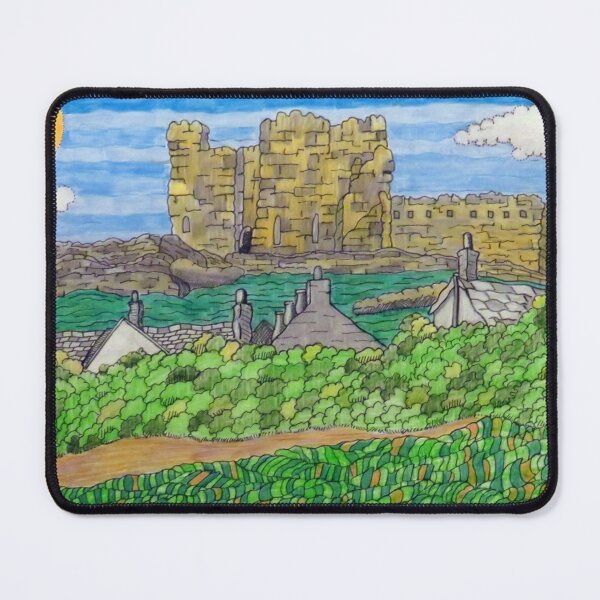 Item preview, 983 - CRICCIETH CASTLE, WALES - DAVE EDWARDS - MIXED MEDIA - 2025 designed and sold by BLYTHART.