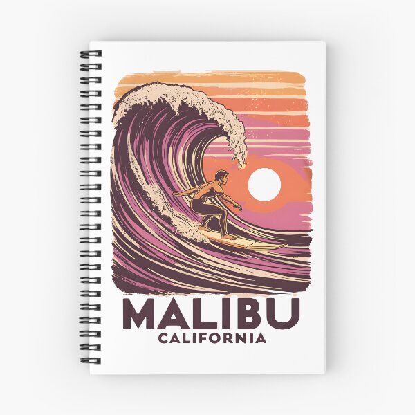 Item preview, A Vintage Illustration of Malibu - California  designed and sold by GoodOldVintage.