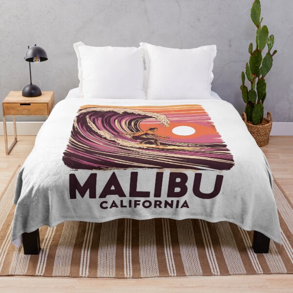 Item preview, A Vintage Illustration of Malibu - California  designed and sold by GoodOldVintage.