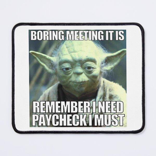 Item preview, Boring meeting it is designed and sold by Galaxydiamond.