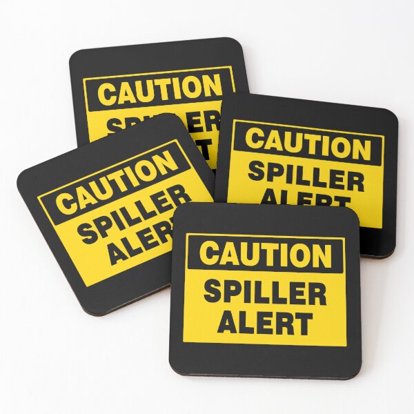Item preview, CAUTION SIGN: SPILLER ALERT, NOVELTY SIGN, QUIRKY, TIPY designed and sold by AASparksDesigns.
