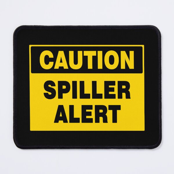 Item preview, CAUTION SIGN: SPILLER ALERT, NOVELTY SIGN, QUIRKY, TIPY designed and sold by AASparksDesigns.