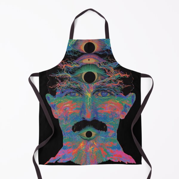 Item preview, Nikola Tesla Eyes Surreal Abstract Portrait designed and sold by Mystikos Art.