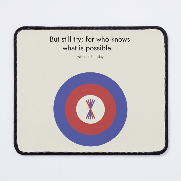 Item preview, Michael Faraday Physics Science Minimalist Quote Art designed and sold by kakarikihill.