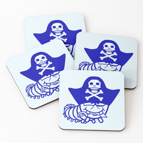 Item preview, Caterpillar Sabre Pirate Captain Cap Funny Cute designed and sold by shirt-o-mat.