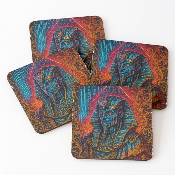 Item preview, Cyber Pharaoh of the Baroque Nile designed and sold by VidyoeDesigns67.