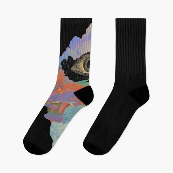Item preview, Third Eye Awakening Psychedelic River Mushrooms designed and sold by Mystikos Art.