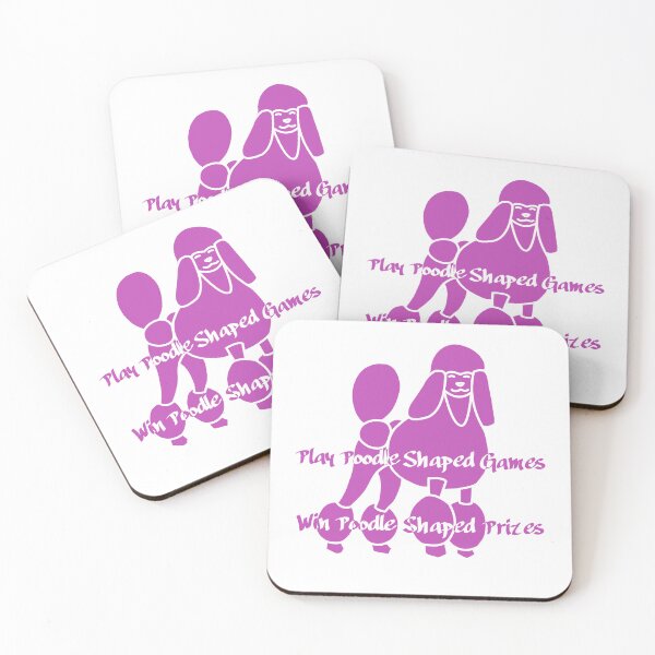 Item preview, Play Dog Shaped Games - Poodle designed and sold by LVC Arts.