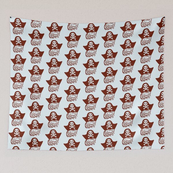 Item preview, Caterpillar Hole Bad Pirate Captain Cap Funny Cool designed and sold by shirt-o-mat.