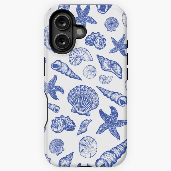 Item preview, Blue Seashell Print designed and sold by Elizabeth Weglein.