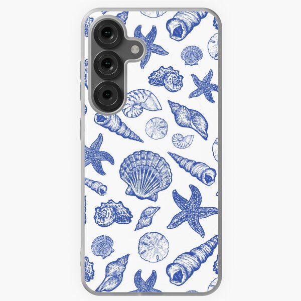 Item preview, Blue Seashell Print designed and sold by Elizabeth Weglein.