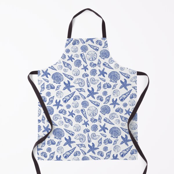 Item preview, Blue Seashell Print designed and sold by Elizabeth Weglein.