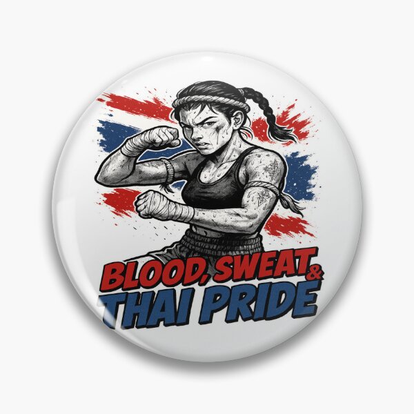 Item preview, Muay Thai Girl: Blood, Sweat & Thai Pride designed and sold by Globalcitytees.