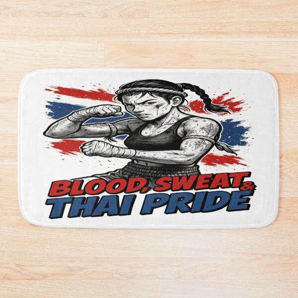 Item preview, Muay Thai Girl: Blood, Sweat & Thai Pride designed and sold by Globalcitytees.
